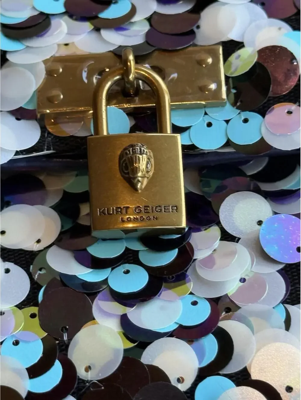 Kurt Geiger iridescent pull